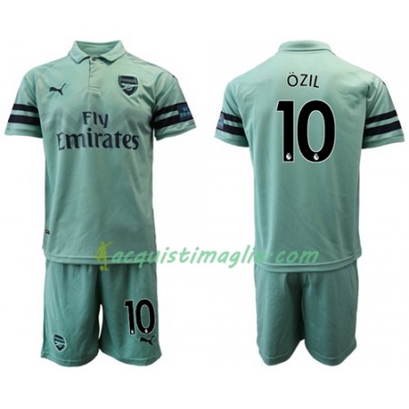 Divisa di Calcio Arsenal Ozil 10 Bambino Terza 2018/2019